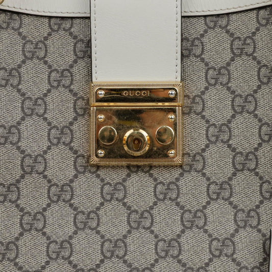 Gucci Padlock GG Medium Shoulder Bag White 157343419 [P]