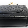 CHANEL Edel-Lammleder Schmuck mittelgroße Klapptasche schwarz AS3480 157640232 [P]