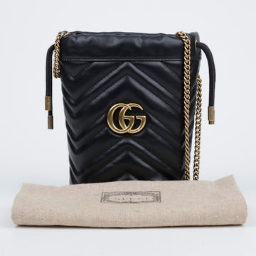 GUCCI ミニバケットバッグ ブラック 157549248