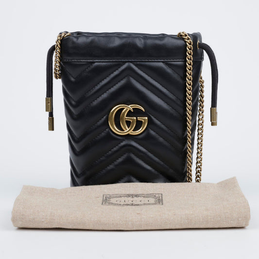 GUCCI Mini Bucket Bag Schwarz 157549248