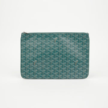 Goyard Sena MM Clutch Green 157300077
