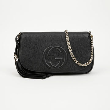 GUCCI Tasselkette Crossbody Tasche Schwarz 157317272