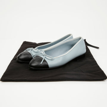 CHANEL Quilted Calfskin Ballerina Flats 157365024