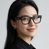 OFF WHITE Brille OERJ07V 1000 rechteckige Hornbrille für Herren und Damen 157640570 [P]