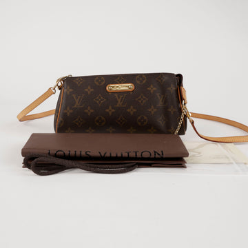 LOUIS VUITTON Eva Clutch Monogram Canvas Schulter Crossbody Bag 157312879