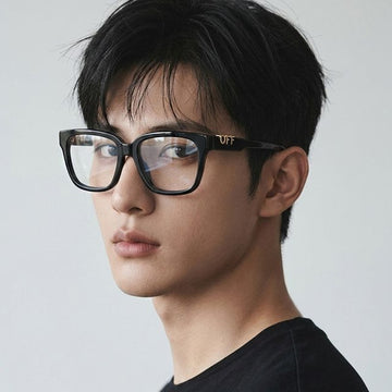 Off White Eyewear Frame OERJ07C 1000 Luxury Street Fashion Black Square Acetate Unisex 157640588