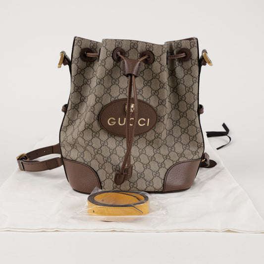 GUCCI GGスプリーム ネオ ビンテージ ブラウン バックパック 157343723 [P]