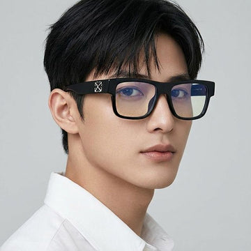 OFF WHITE Brillenfassung OERJ060 1000 Luxus Blue Light Blocking Große Größe Hornbrille Unisex 157640604