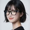 Off White Glasses Frame OERJ059 1000 Blue Light Blocking Black Square Unisex Fashion 157640606 [P]