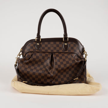 LOUIS VUITTON Trevi PM Größe Damier Ébène Canvas Tote Bag 157364993