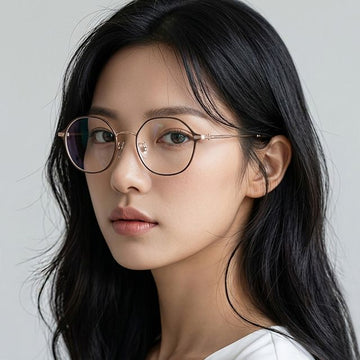 LANVIN メガネフレーム LNV256SLB 771 チタン レトロファッション メタルフレーム 男女兼用 157640659