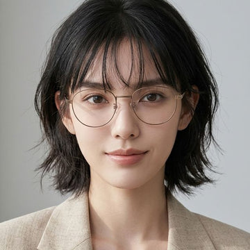 LACOSTE 超軽量チタンファッションラウンドメガネフレーム 157640667