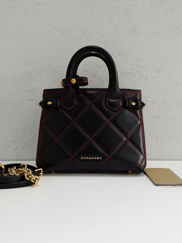 Burberry Check Slide Red Stitch Shoulder Bag 40224781 157642533