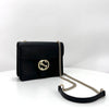 GUCCI インターロッキング GG スモール チェーン ショルダーバッグ ブラック (510304) 157649822 [P]