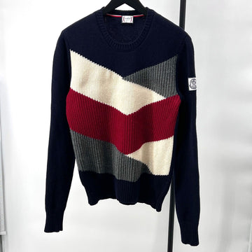 MONCLER Lange Strickpullover mit Rundhalsausschnitt 157650004