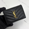 SAINT LAURENT Monogram Damen Kartenetui Schwarz (530841) 157650160 [P]