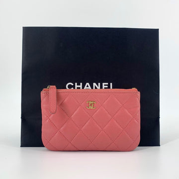 CHANEL Caviar Gold Mini Pouch 157665674