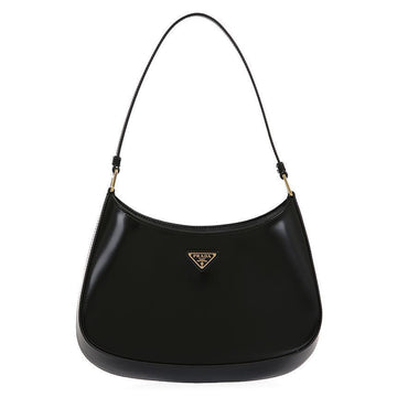 Prada Cleopatra Brushed Leather Shoulder Bag 152875365
