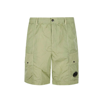 CP COMPANY 26SS レンズ ワッペン バミューダパンツ モスグレー 20CMBE031A 005904G 610 155183553 [P]
