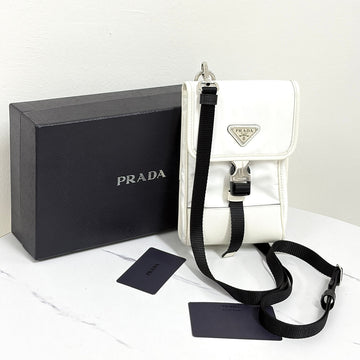 PRADA Dreiecklogo Nylon Handyhülle Crossbody (2ZH109) 157683260