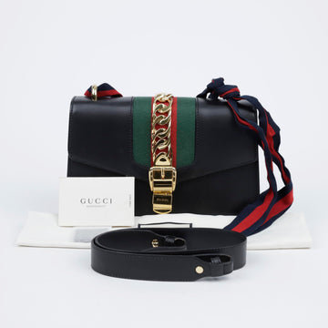 Gucci Small Tote Shoulder Bag Black 157388866
