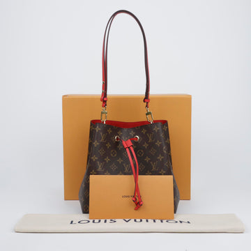 LOUIS VUITTON ネオノエ モノグラム キャンバス ショルダーバッグ コクリコ 157408500
