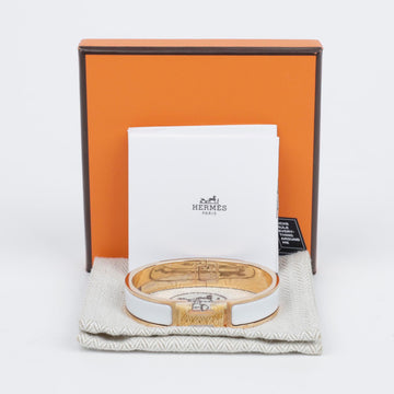 HERMES Klickashu PM Armband Blanc Gold 157522125