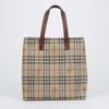 BURBERRY Haymarket Check Tote Bag 157576163 [P]
