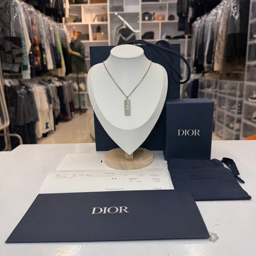 DIOR ギロッシュプレートペンダントネックレス 157685967
