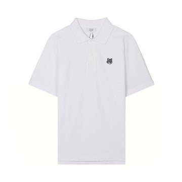 MAISON KITSUNE P100 SS26 Männer Foxhead Comfort Polo Shirt 156161859