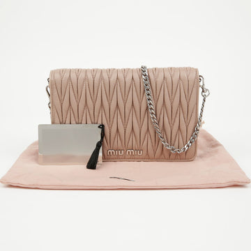 Miu Miu Matera Chain Shoulder Crossbody Bag 5BP001 157403472