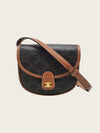 CELINE Mini Versace Crossbody aus Canvas und Kalbsleder in Braun 157690456 [P]