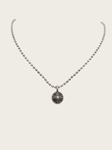 Chrome Hearts Banded Plus Bead Charm Pendant Necklace 157690512