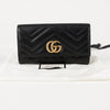 GUCCI GG Marmont Continental Long Wallet Black 157386687 [P]