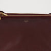 CELINE Trio Schultertasche aus Leder in Burgunderrot 192033 157547932 [P]