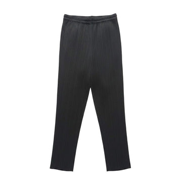 ISSEY MIYAKE Black Pleated Banding Pants S 157691173