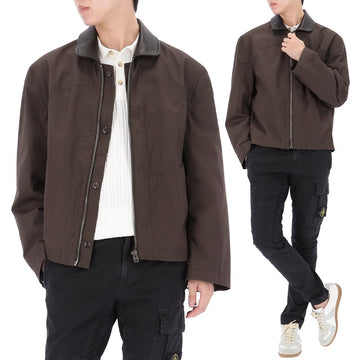 LEMAIRE Lederkragenjacke 157691589