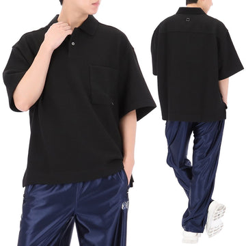 Wooyoungmi Texture Polo Short Sleeve T-Shirt 157692192