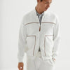 Brunello Cucinelli French Terry Zip-Up White 157692198 [P]