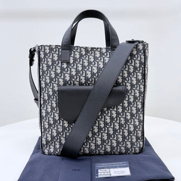 Dior Oblique Saddle Strap Tote Bag Shoulder Bag 157692213