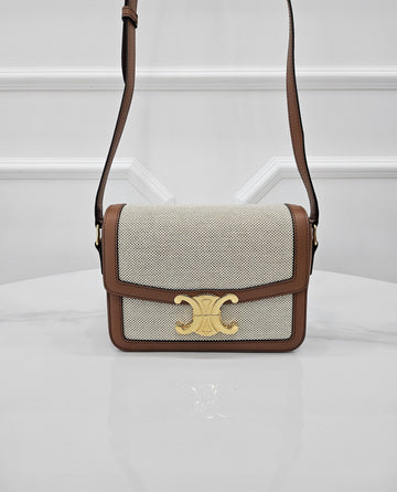 Celine Teen Trionf Natural Canvas 188882BGI 157692404