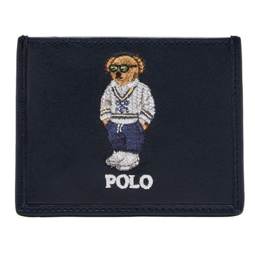 Polo Ralph Lauren 25FW Bear Logo Embroidered Cardholder Navy 405962467 001 150391885 [P]