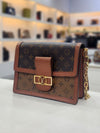 LOUIS VUITTON Monogram Dolphin MM Ketten Schultertasche 157739890 [P]