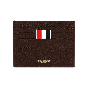 Thom Browne Pebble Grain Three-Line Tab Card Holder 144595848 [P]