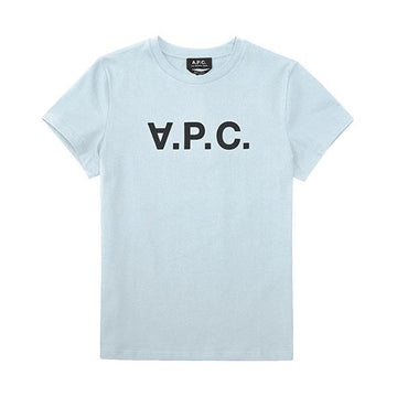 APC H26943 IAB LIGHT BLUE VPC Velourslogo Herren T-Shirt 144730602 [P]