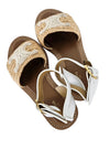 CELINE Raffia-Strap Sandalen 37.5 157770663 [P]