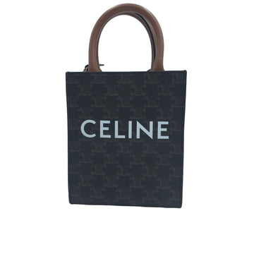 CELINE Cabas Vertical Mini Trionphe Tote Crossbody Tasche Braun 193302 157776151