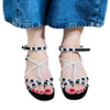VALENTINO フラットサンダル S0F16 SLY 0VP 正規品100% 157779661 [P]