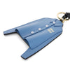 Miu Miu Leather Shirt Blue Charm Keyring 146832470 [P]