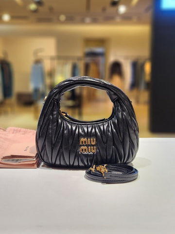 Miu Miu Martelasse Mini Hobo Shoulder Bag 5BP078 157777590